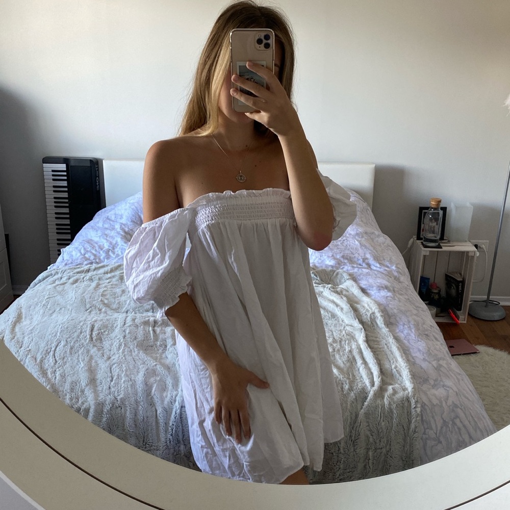 urban outfitters white dress!!